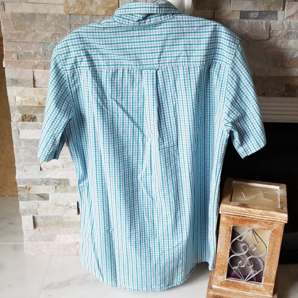Chaps Men's shirt plaidShortssleevessize Small - Picture 3 of 6
